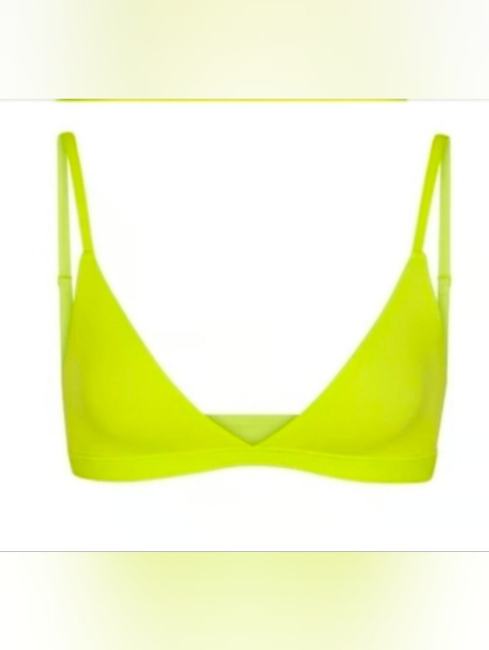 SKIMS FITS EVERYBODY TRIANGLE BRALETTE/ DAFFODIL/XXS, XS, S,M,L,XL,2X,3X,4X/ NWT